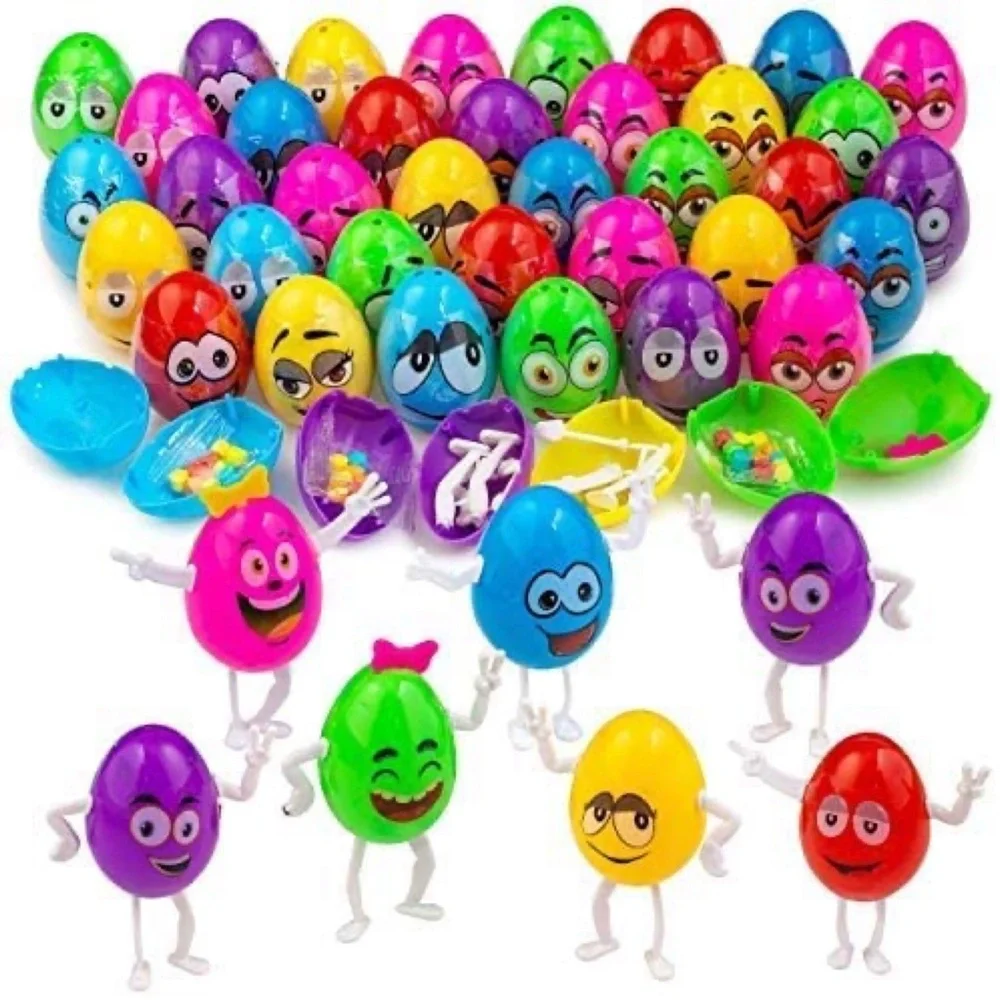 Plastic Easter Eggs Filled With Candy Prefilled for Surprise Egg Hunt 24 Count